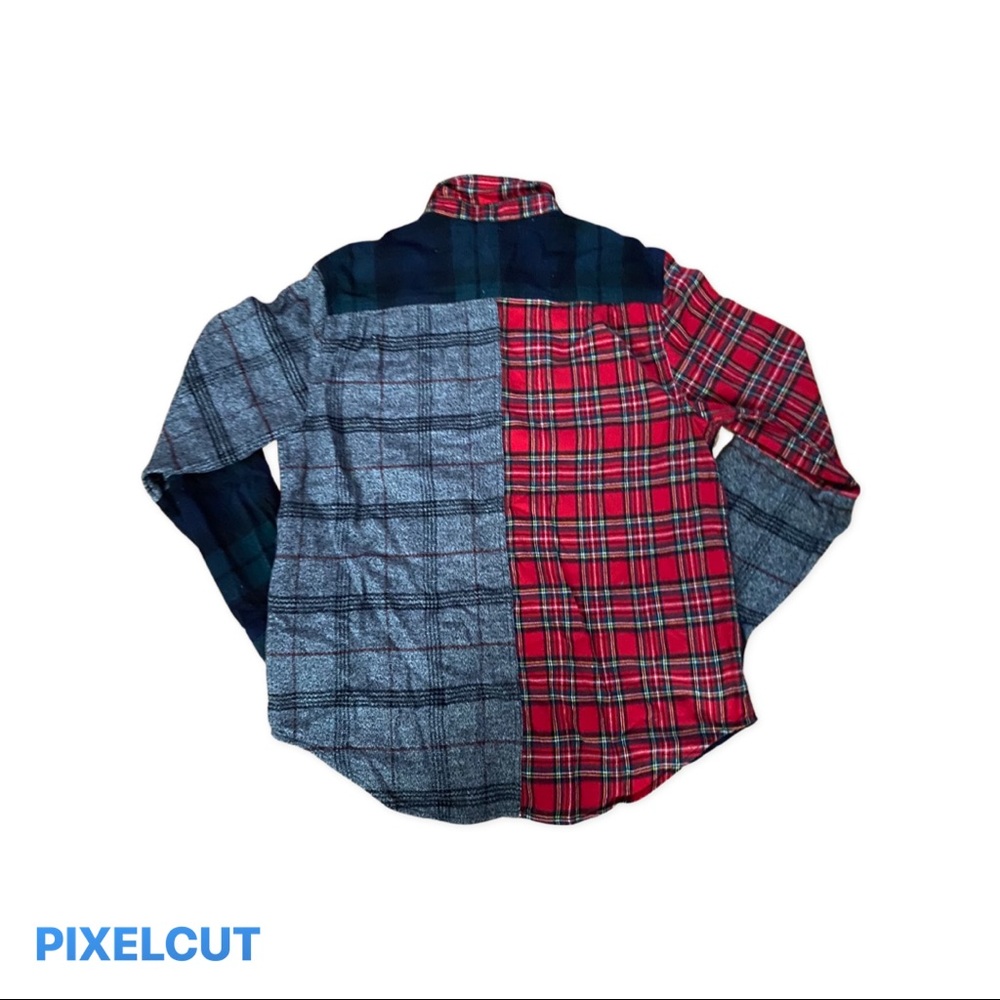 Patchwork plaid flannel - Picture 2 of 2